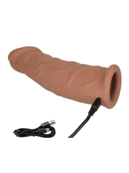 RECHARGEABLE VIBRATING EXTENSION 7 IN