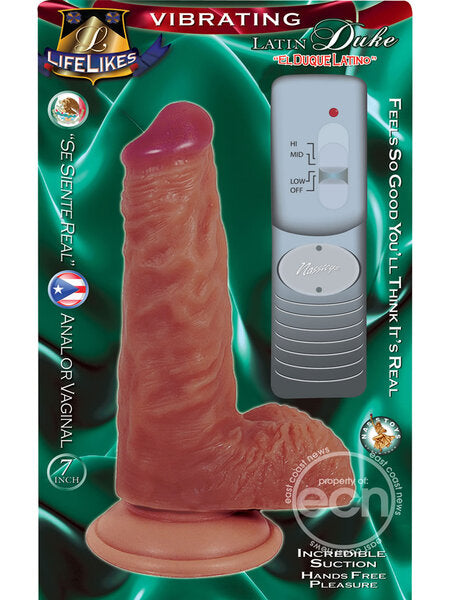 7 INCH LIFELIKES-VIBRATING - DUKE