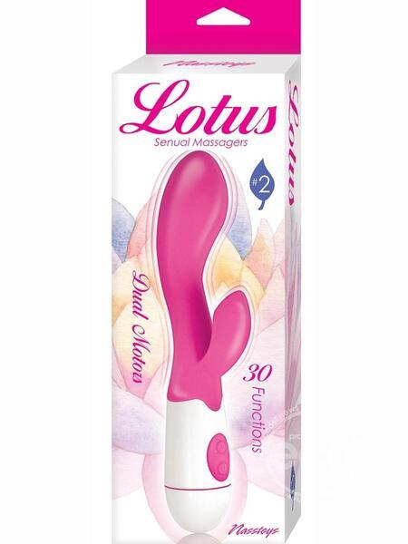 LOTUS SENSUAL MASSAGER #2 SILICONE RABBIT VIBRATOR