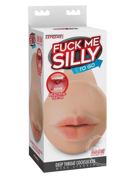 FUCK ME SILLY TO GO DEEP THROAT COCKSUCKER MEGA MASTURBATOR - MOUTH - VANILLA