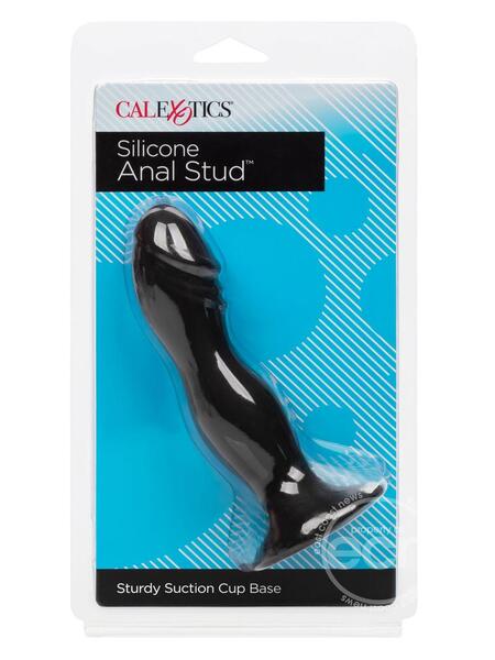 ANAL STUD SILICONE PROBE 5.5 IN - BLACK