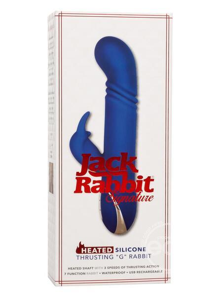 JACK RABBIT HEATED SILICONE THRUSTING " G " RABBIT
