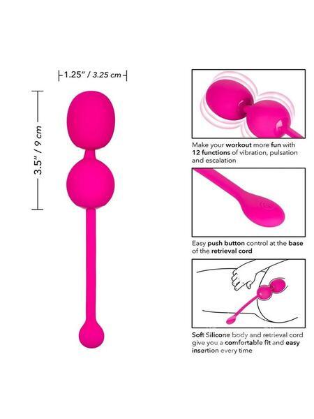 RECHARGEABLE DUAL KEGEL SILICONE - WATERPROOF