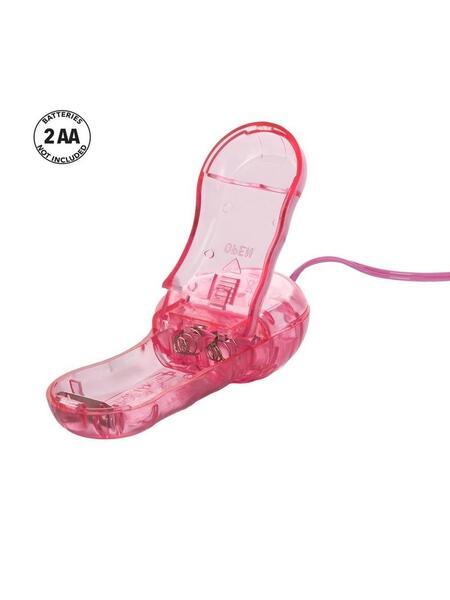 VENUS BUTTERFLY STRAP-ON WITH REMOTE CONTROL - PINK