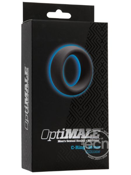 OPTIMALE SILICONE COCK RING 35 MM - BLACK