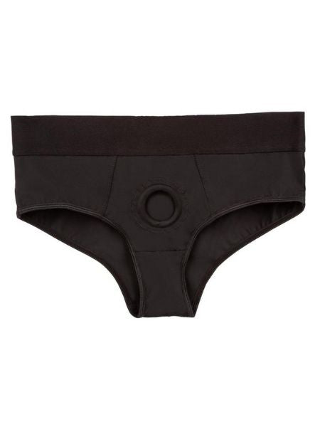HARNESS BACKLESS BRIEF - LARGE/XLARGE - BLACK