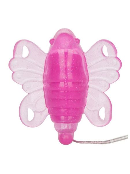 BUTTERFLY 2 STRAP - ON WITH REMOTE CONTROL - PURPLE