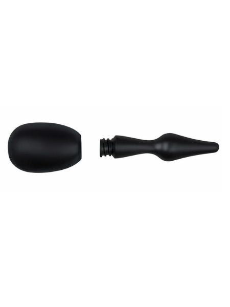 150 ML ONE WAY VALVE DOUCHE WITH BUTT PLUG NOZZLE - BLACK