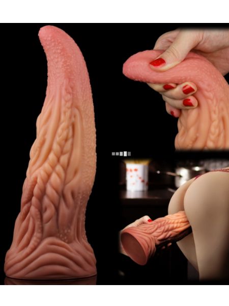 DUAL LAYERED PLATINUM SILICONE TONGUE - 10 INCH