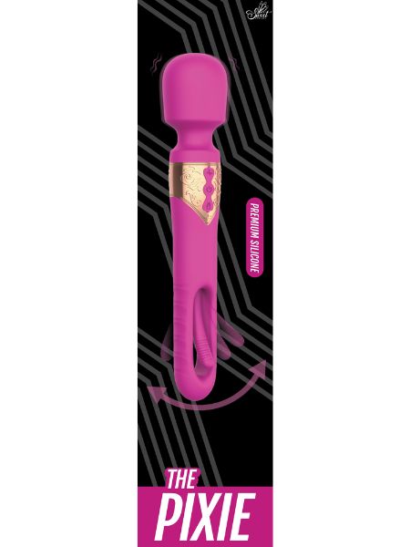 TRIXIE RECHARGEABLE SILICOE WAND DUAL MASSAGER