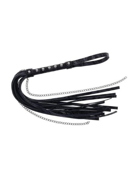 VELVET NOIR CHAIN FLOGGER - BLACK