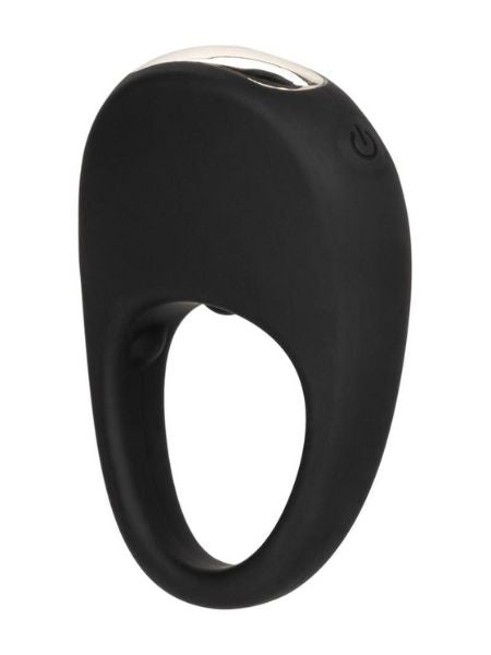 COUPLE'S ENHANCERS SILICONE RECHARGEABLE PLEASURE RING - BLACK