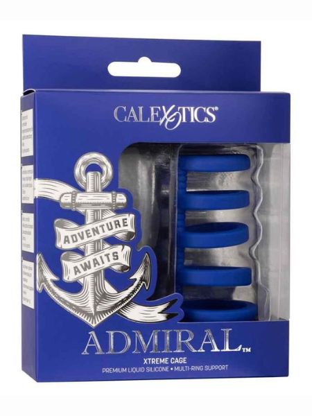 SILICONE COCK CAGE - BLUE