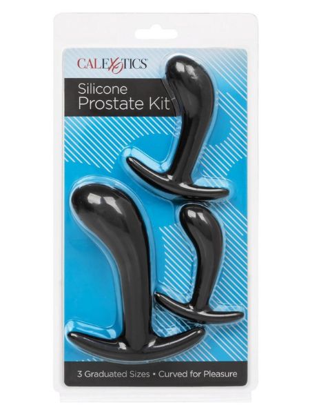 SILICONE PROSTATE KIT - BLACK
