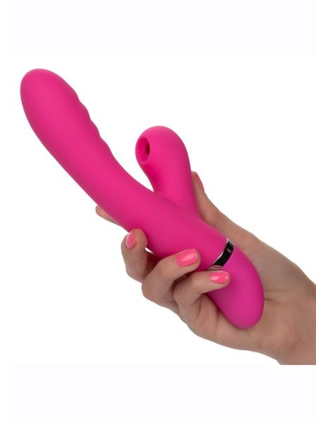 SILICONE RABBIT VIBRATOR - PINK