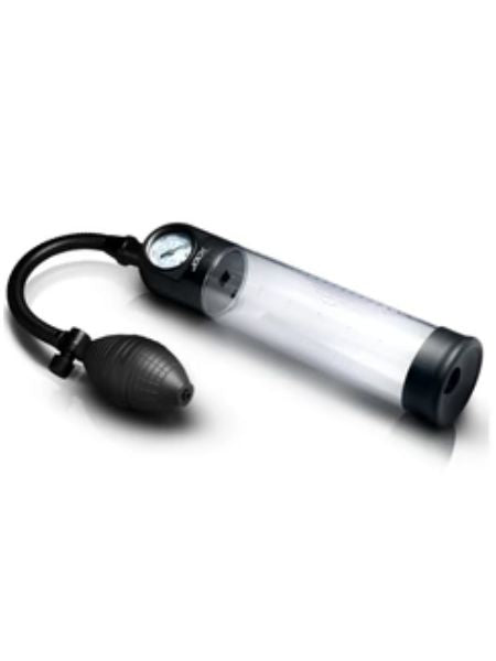 GAUGE PENIS PUMP W/ BULB PUMP UP
