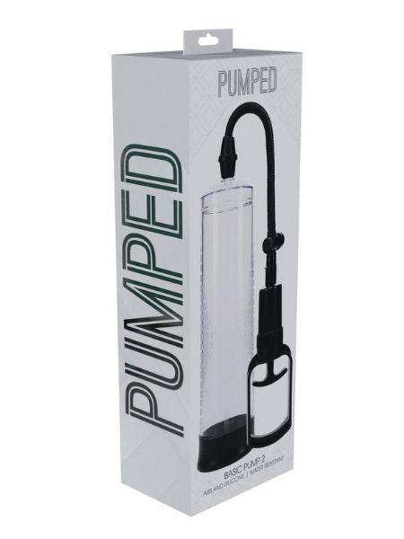 WATER RESISTANT SILICONE PENIS PUMP - CLEAR