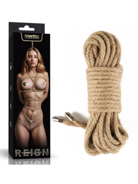 RUSTIC HEMP BONDAGE ROPE