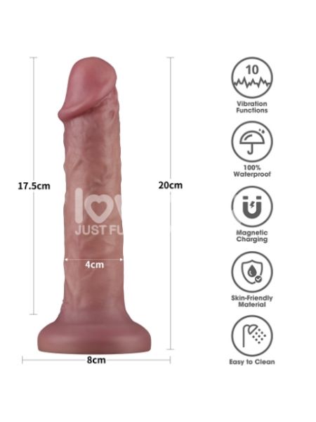 VIBRATING DUAL DENSITY DONG - 8 INCH