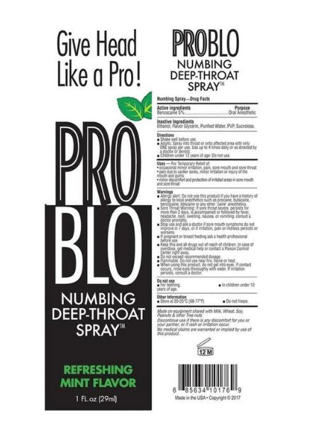 DEEP THROAT ORAL SPRAY