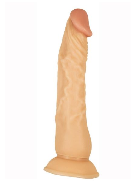 COMMANDER DONGS BIG HARD BONER BENDABLE 8 INCH - VANILLA