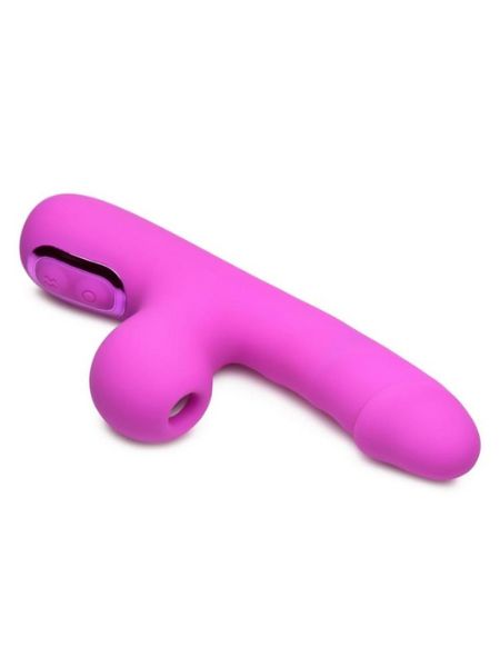 MINI SUCTION RABBIT SILICONE RECHARGEABLE VIBRATOR