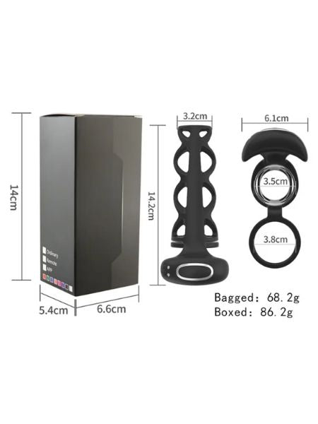 APP CONTROL DELAY EJACULATION VIBRATING COCK RING