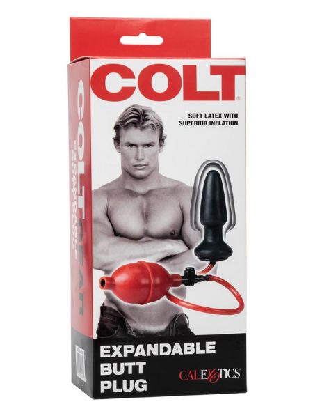 EXPANDABLE BUTT PLUG - BLACK