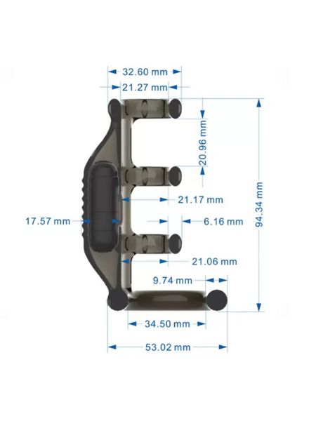 EJACULATION DELAY PENIS VIBRATING RING WITH G-SPOT STIMULATOR EXTENDER
