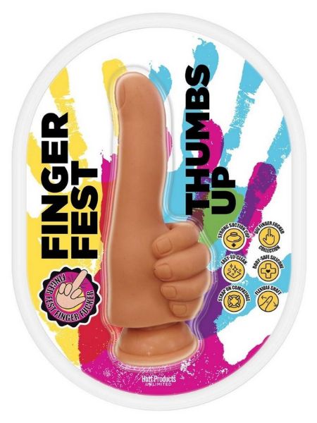 FINGER FEST THUMBS UP SILICONE DILDO
