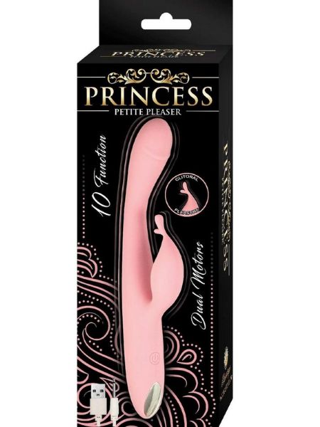 RECHARGEABLE SILICONE RABBIT VIBRATOR - PINK