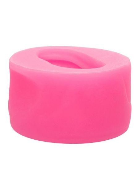 SILICONE DUAL ENTRY STROKER - PINK