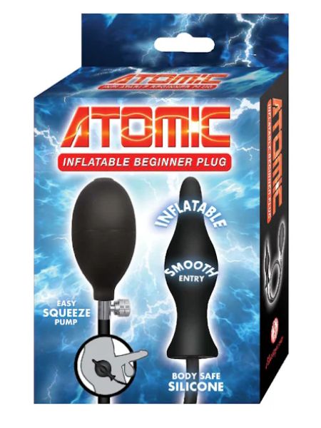 ATOMIC INFLATABLE BEGINNER PLUG - BLACK