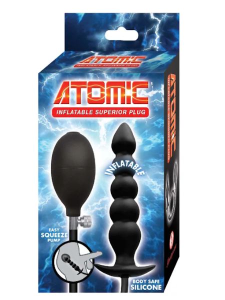 ATOMIC INFLATABLE SUPERIOR PLUG - BLACK