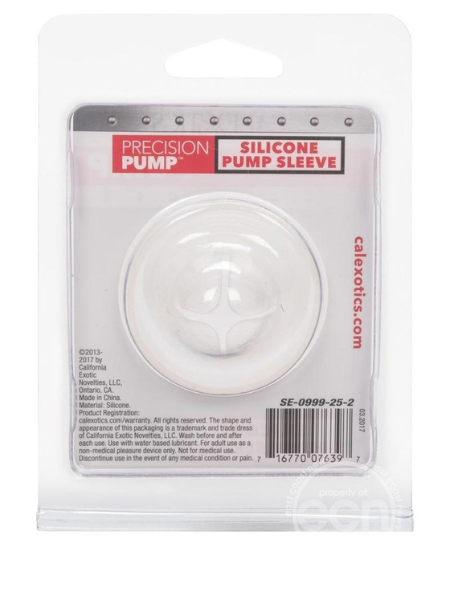 PRECISION PUMP SILICONE PUMP SLEEVE - CLEAR