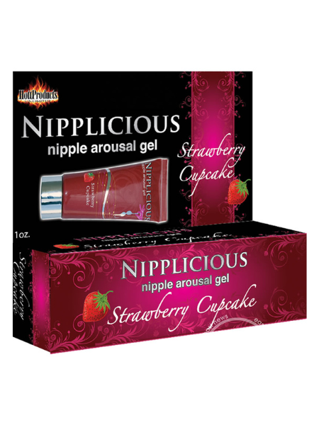 NIPPLICIOUS NIPPLE AROUSAL GEL STRAWBERRY CUPCAKE 1 OZ