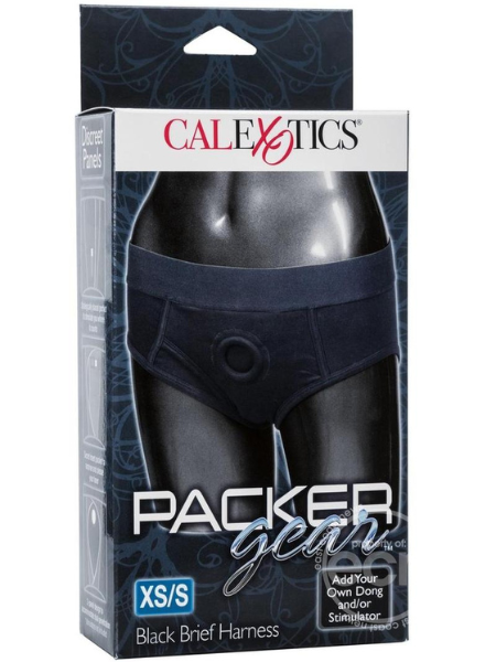 PACKER GEAR BRIEF HARNESS - XS/S - BLACK
