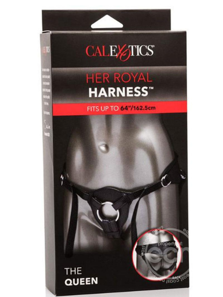 HER ROYAL HARNESS THE QUEEN ADJUSTABLE HARNESS - BLACK
