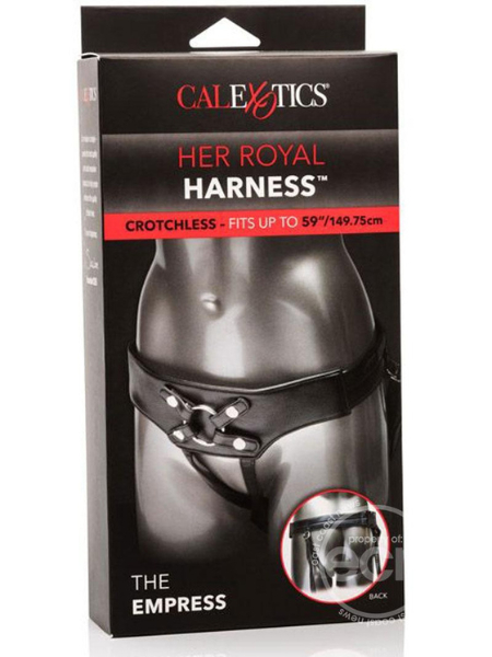 HER ROYAL HARNESS THE EMPRESS ADJUSTABLE HARNESS - BLACK