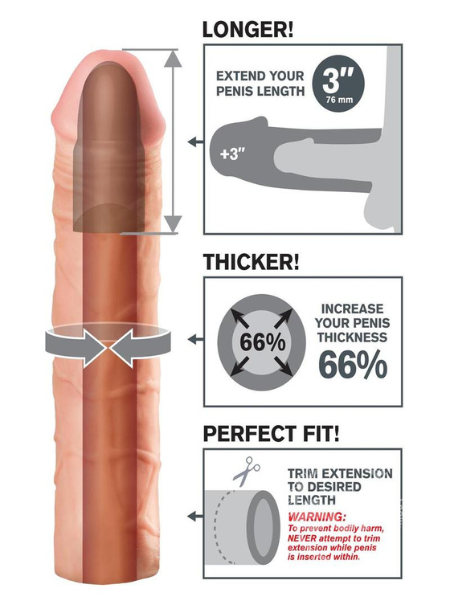 MEGA 3IN EXTENSION SLEEVE 9IN