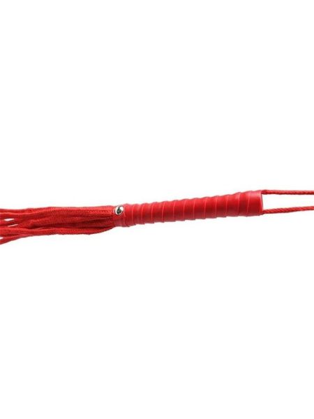 SEX & MISCHIEF RED ROPE FLOGGER - RED