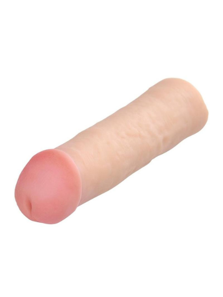 SIZE MATTERS MEGA ENLARGER SLEEVE PENIS ENHANCER - VANILLA
