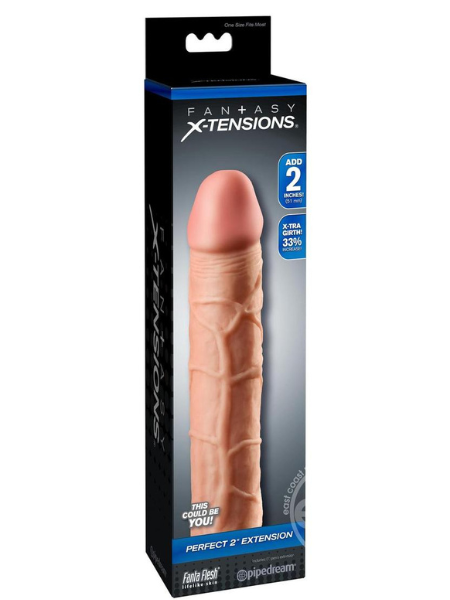 TENSIONS PERFECT 2IN EXTENSION SLEEVE 8IN - VANILLA