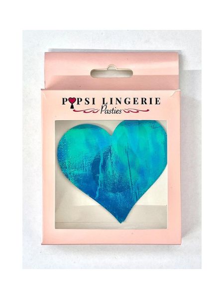 HEART SHAPE HOLOGRAM PASTIES