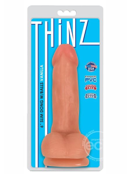 THINZ SLIM DONG WITH BALLS 6 IN