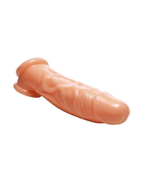 REALISTIC PENIS ENHANCER AND BALL STRETCHER