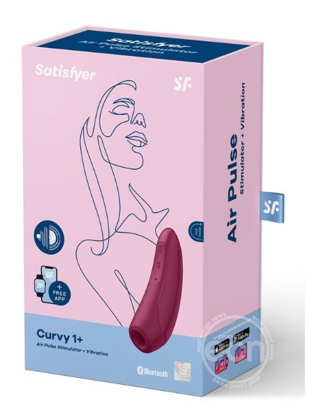 "CURVY1+" - RECHARGEABLE SILICONE CLITORAL STIMULATOR