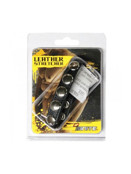 5 SNAP LEATHER COCK RING