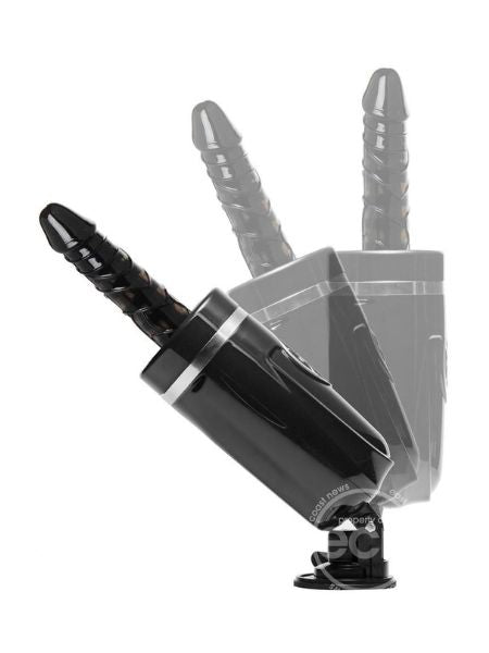 HAMMER 2.0 MULTIFUNCTION RECHARGEABLE SEX MACHINE - BLACK