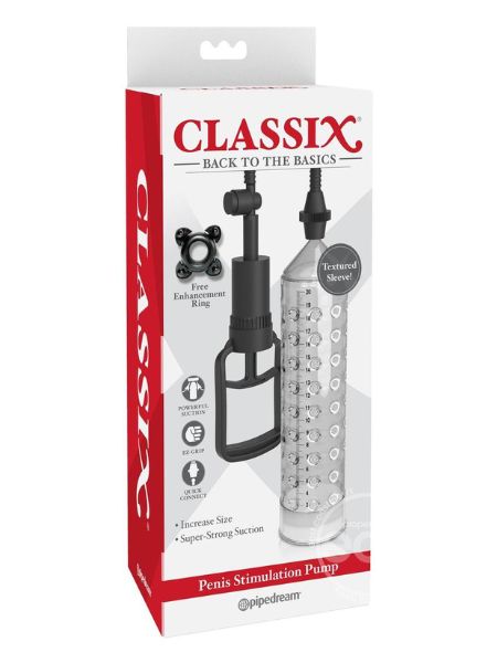 CLASSIX PENIS STIMULATION PUMP - CLEAR